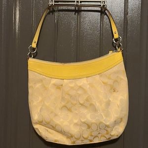 Yellow Coach medium sized purse